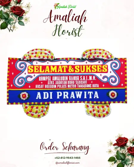 Papan Bunga Ucapan Selamat Dolokgede